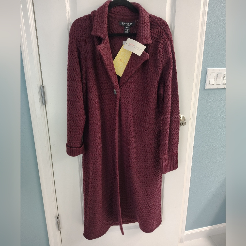 QVC DIALOGUE WOOL BLEND SWEATER NEW WITH TAGS!